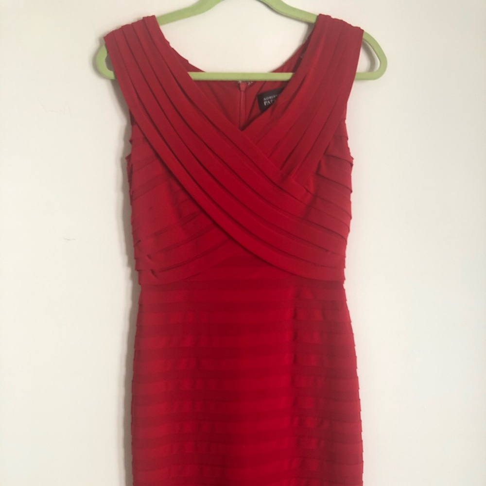 Flattering red dress